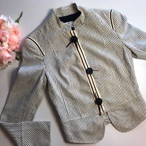 Zara Striped Unique Jacket